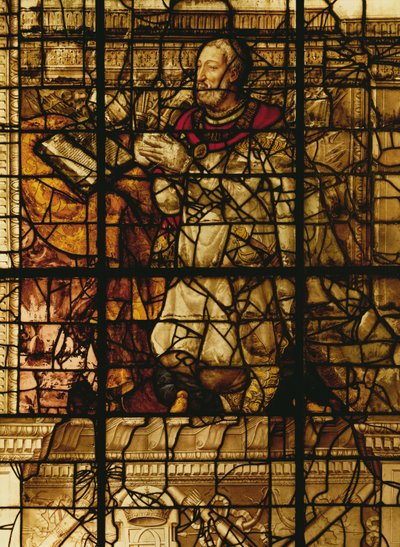 Francisco I en oración de French School