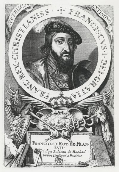 Francisco I de Francia (grabado) de French School
