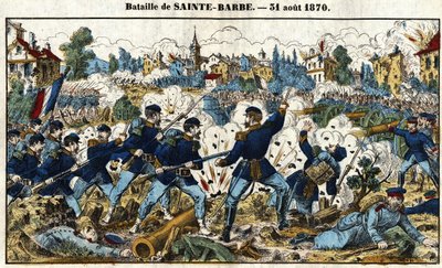 Guerra Franco-Prusiana - Batalla de Sainte-Barbe (Batalla de Noisseville) 31 de agosto de French School