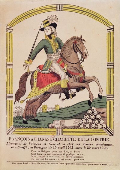 François Athanase Charette de la Contrie, 1836 de French School