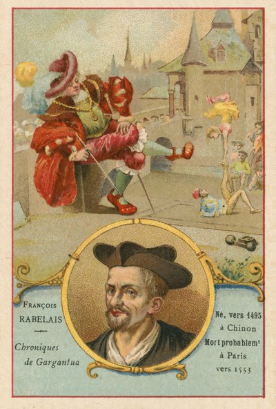 François Rabelais, escritor francés de French School