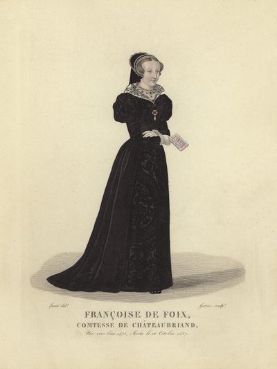 Françoise de Foix, condesa de Châteaubriant de French School