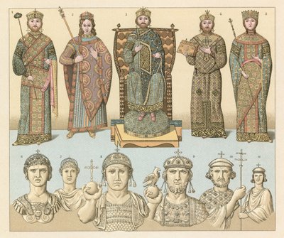 Traje bizantino franco de French School
