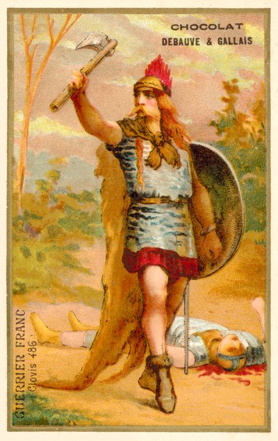 Guerrero franco de la época de Clodoveo I, 486 de French School