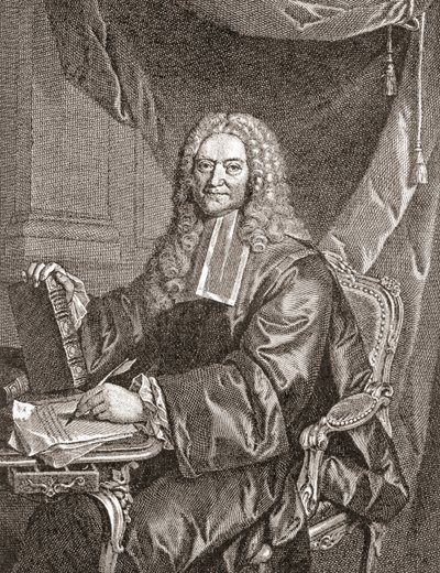 François Chicoyneau, 1672 - 1752. Médico francés y médico jefe del rey Luis XV. De Les Heures Libres publicado en 1908. de French School