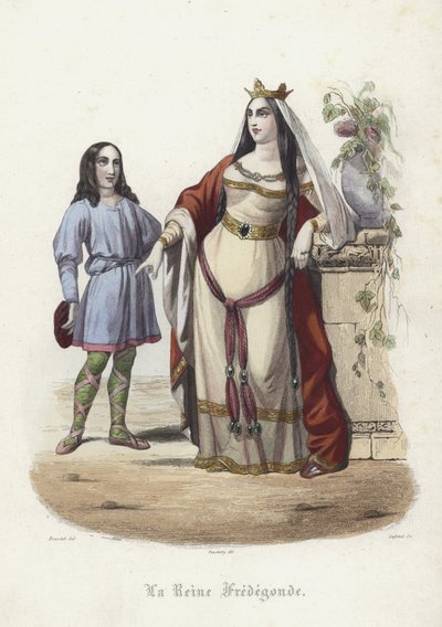 Fredegunda, Reina Consorte de Chilperico I, Rey Franco de Neustria de French School