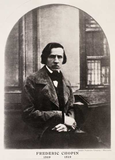 Frédéric Chopin (1810-49) (fotograbado) de French School