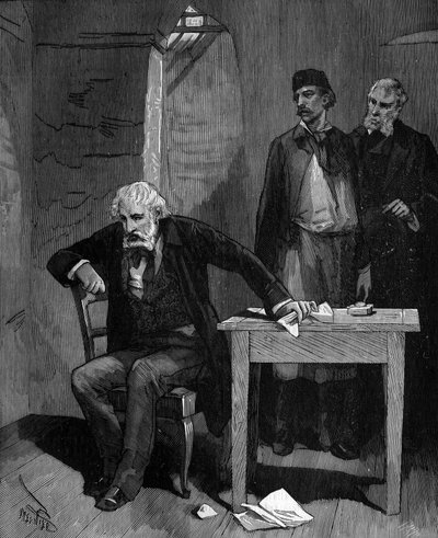 Frédéric Sauvage (1786 - 1857), inventor francés en una casa al final de su vida. de French School