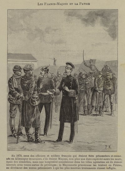 Masones y patriotismo de French School