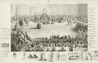 Asamblea Nacional Francesa durante el reinado de Luis XVI de French School