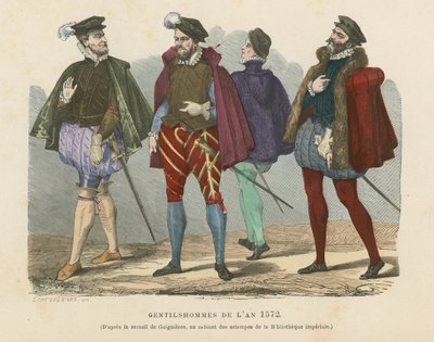 Caballeros franceses, 1572 de French School