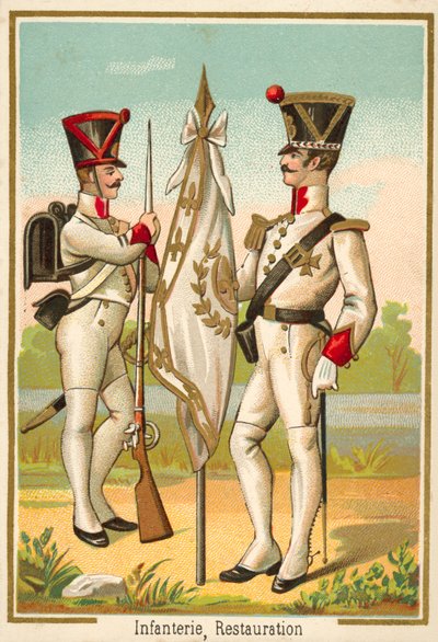 Infantería francesa de la Restauración de French School