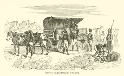 Carro de intendencia francés (grabado) de French School