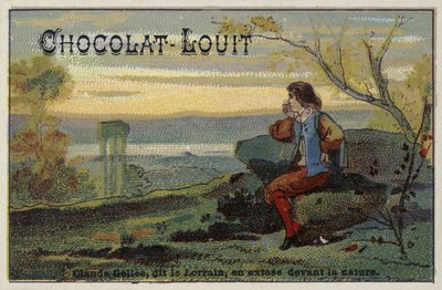 El pintor paisajista francés Claude Gellée, conocido como Le Lorrain, en éxtasis ante la naturaleza de French School