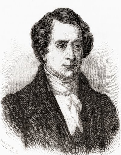 Matemático francés Dominique François Jean Arago, también conocido como François Arago, de Les Merveilles de la Science, pub.1870 de French School