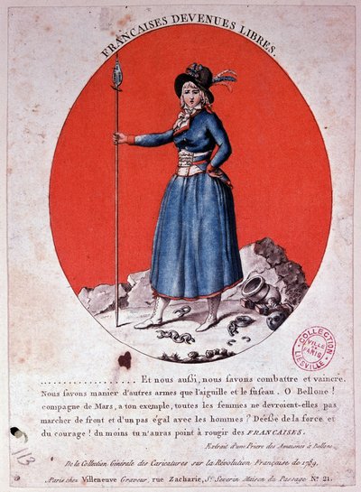 Los franceses se hicieron libres en 1789 - grabado, Carnavalet. de French School