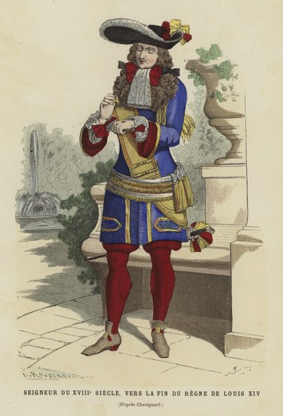 Noble francés del siglo XVIII, hacia el final del reinado de Luis XIV de French School