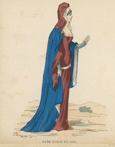 Noble francesa, 1386 de French School