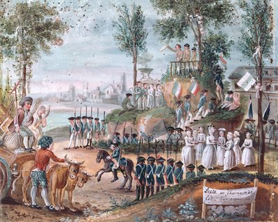 Festival provincial francés del Ser Supremo, 1794 de French School