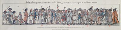 Soldados franceses en Alemania, 1795 de French School