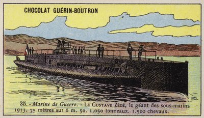 Submarino francés Gustave Zede de French School