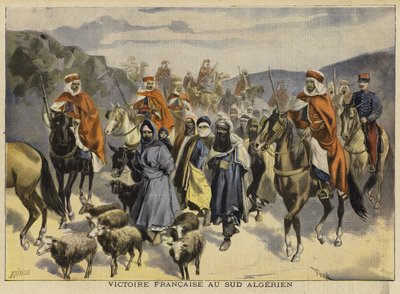 Victoria francesa en el sur de Argelia, 1897 de French School