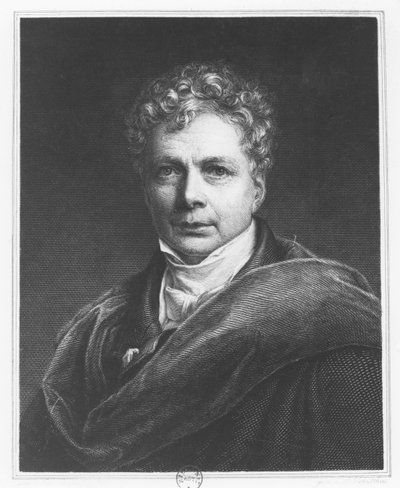 Friedrich Wilhelm Joseph Schelling (grabado) de French School