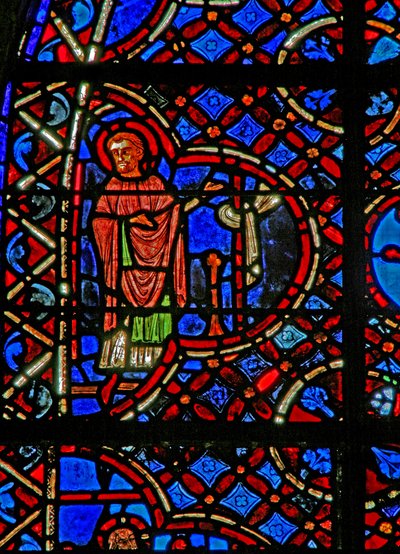 De la ventana w12, la ventana del Buen Samaritano, un Apóstol de French School