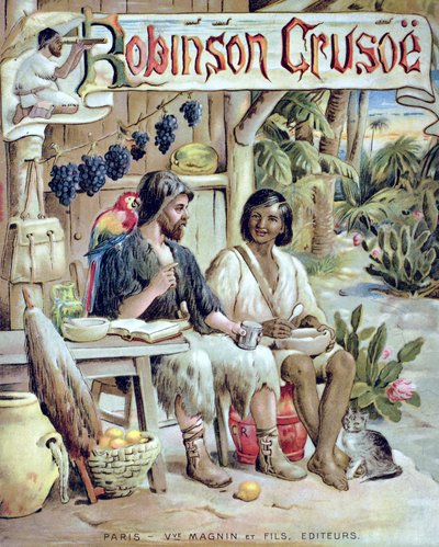 Portada de Robinson Crusoe de French School