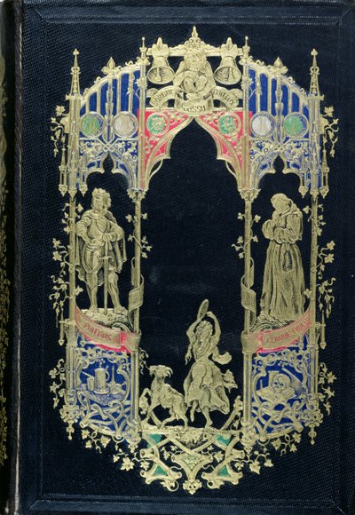 Portada de una edición de Notre-Dame de París de Victor Hugo (1802-85) publicada por Editions Perrotin, París, 1844 de French School