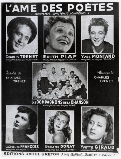 Portada de la partitura de la canción L