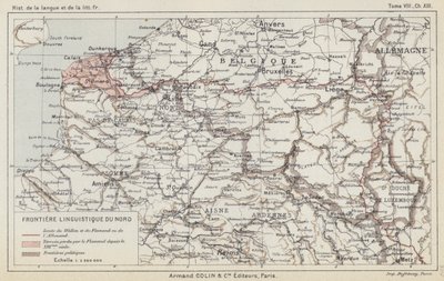 Frontera lingüística del norte de French School