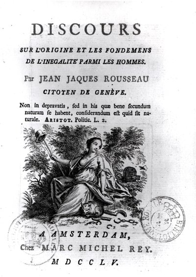 Portada de Discours sur l