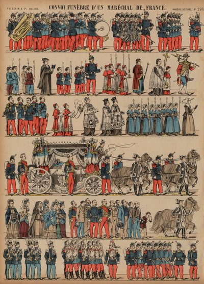 Procesión fúnebre de un Mariscal de Francia de French School