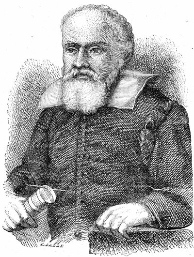 GALILEO GALILEI (1564-1642) (grabado) de French School