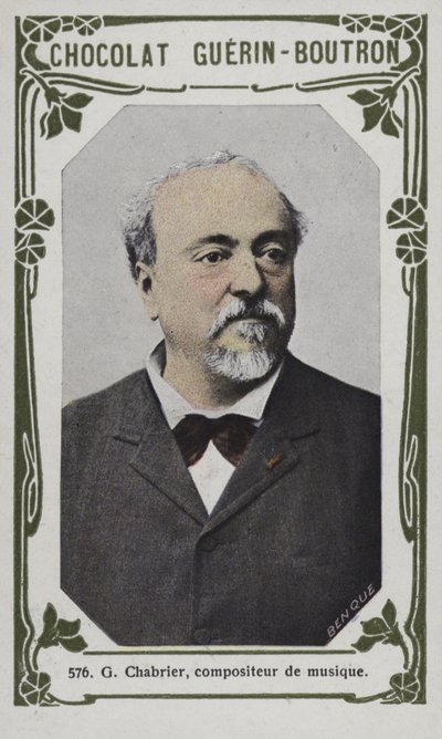 G Chabrier, compositor de música de French School
