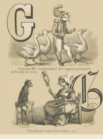 Grinchu (Sr.) comandante de los bomberos de Fouilly-les-Oies / Abuela, ¿lo viste? de French School