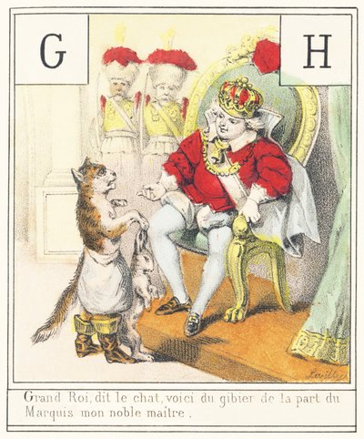 G H: Gran Rey, dijo el gato, aquí está el juego del Marqués mi noble amo de French School