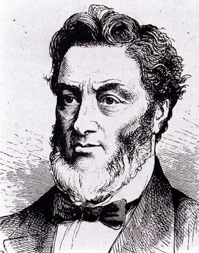 Gabriel-Claude-Jules Favre (1809-1880) Político Francés (grabado) de French School
