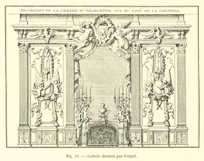Galería decorada por Coypel de French School