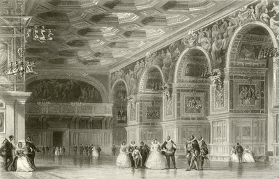 Galería de Enrique II, Fontainebleau de French School