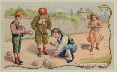 Juego de bolas o petanca de French School