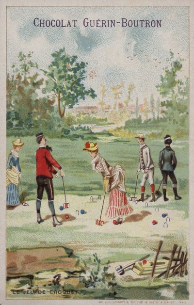 Juego de croquet de French School