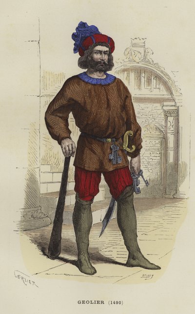 Carcelero, 1490 de French School