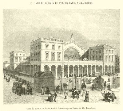 Estación de tren de París a Estrasburgo de French School