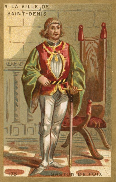 Gastón de Foix, Duque de Nemours, soldado francés de French School