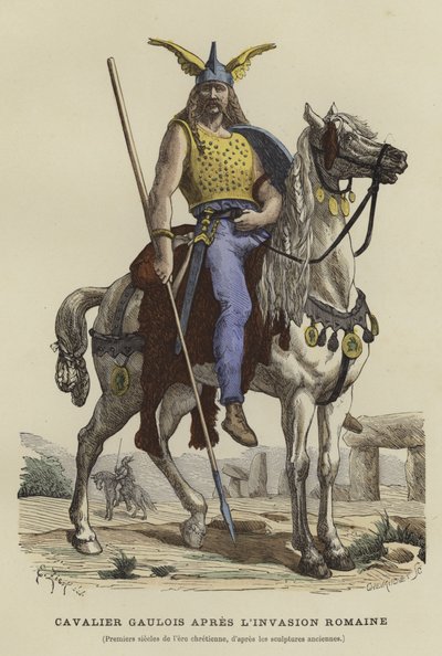 Jinete galo después de la invasión romana de French School