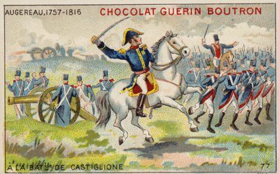 El general Augereau en la Batalla de Castiglione de French School