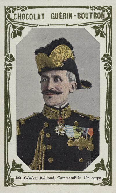 General Bailloud, Comandante del 19º cuerpo de French School