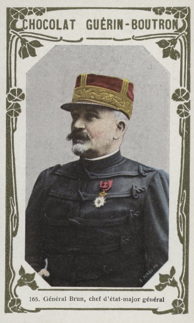General Brun, jefe del estado mayor general de French School
